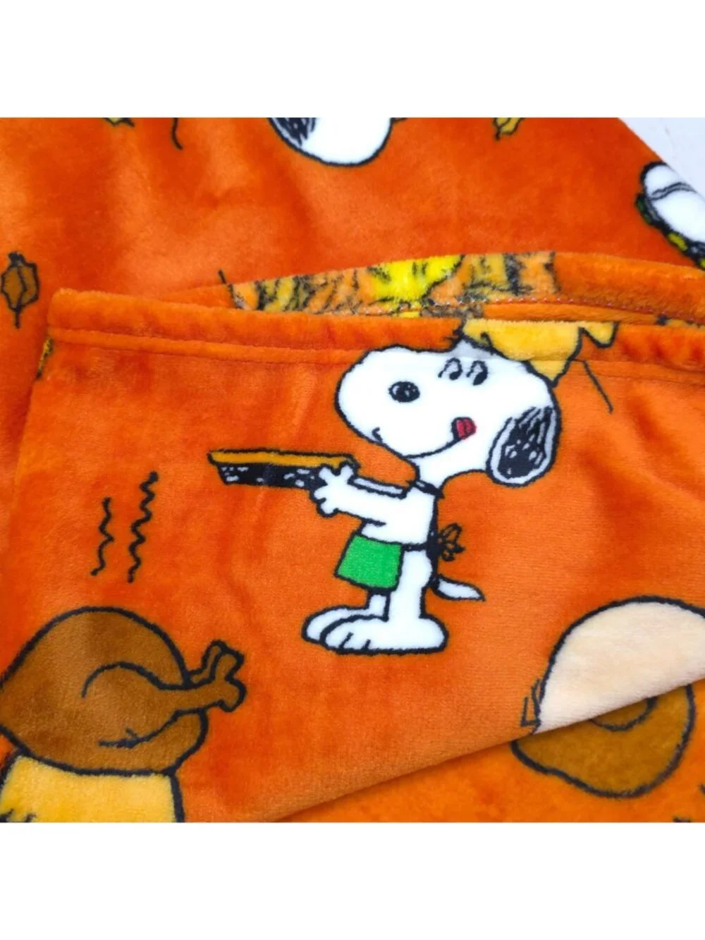 Peanuts Thanksgiving Soft Plush Throw Blanket 50